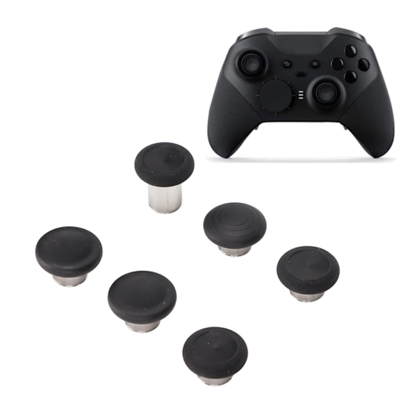 6 st metallersättningsjoysticks greppbyte joysticks för Xbox One Elite Series 2