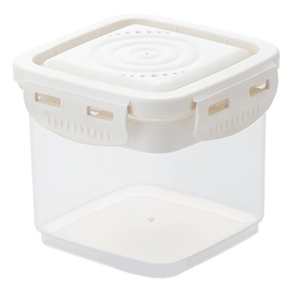 Formeldispenser för Resan, Formelbeållare för Resan, Portabel Mjölkpulverbehållare för Barn Snacks med Skopa för Spädbarn Småbarn Resor Utomhus Picknick White