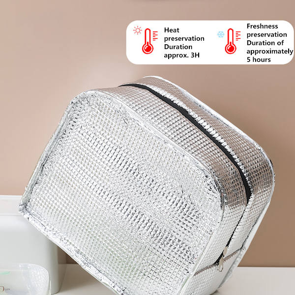 Lounaslaukku, söpö pingviini eristetty lounaslaukku, uudelleenkäytettävä pieni vuototiivis kylmälaukku söpö lounaslaukut kouluun töihin