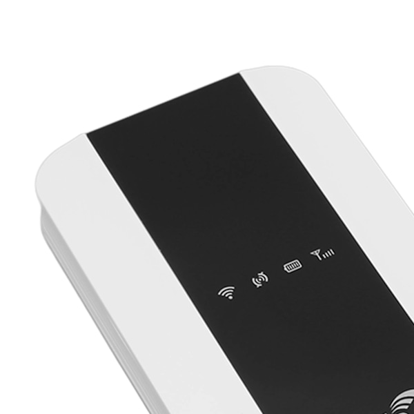 Mobil WiFi Hotspot med SIM-kortplats 4G LTE Olåst 150Mbps 3000mAh Batteri Portabel WIFI för Mobiltelefon Vit US Version