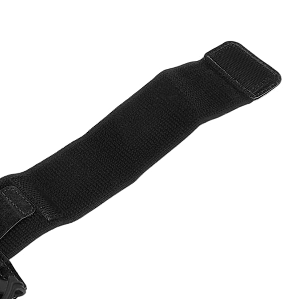 Mobiltelefonhållare för löpararmband 360 graders roterbar smarttelefonarmband med hörlursdatakabelförvaringslager Elegant svart stor