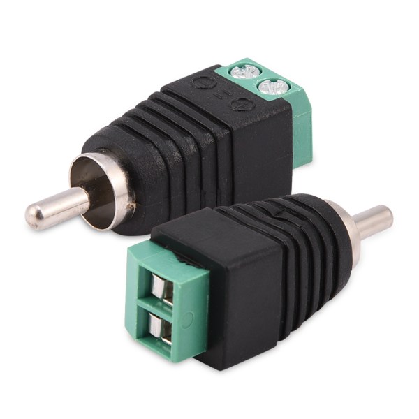 15 stk RCA hannplugg til AV skrue terminal lyd/video-kontakt adapter