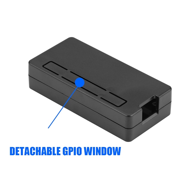 ABS Plast Kabinet Beskyttende Etui Cover Skal til Raspberry Pi Zero W / 1.3 (Sort)