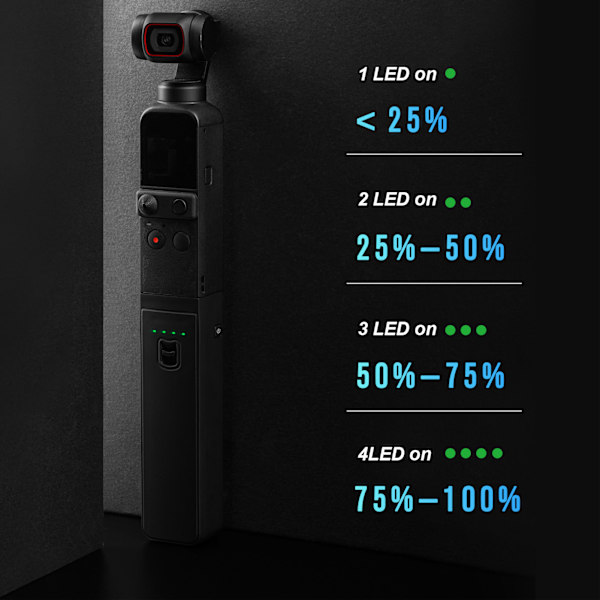 STARTRC Power Bank for Pocket Camera Bærbar Power Bank for DJI Pocket 2 PTZ Camera