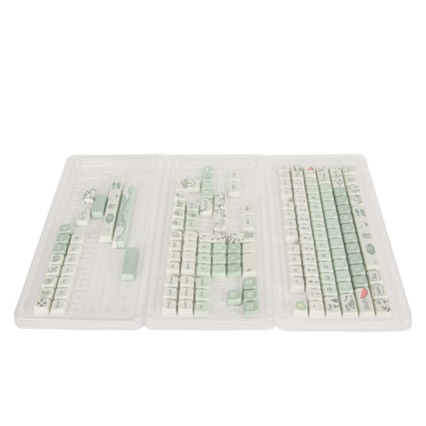 PBT-tastatur-tastehetter 148 taster Dye Sublimering Ergonomiske rike farger Mekaniske tastatur-tastehetter for PC-spill DIY
