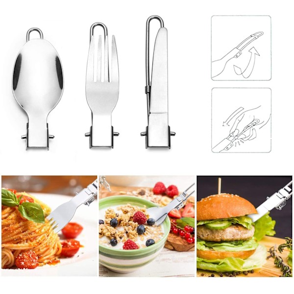 Kompakt Matlagningslösning för Utomhusbruk, Campingkokkärl Aluminiumlegering Non-Stick Gryta Panna, Lättviktig Utrymmesbesparande Design för Portabelt Backpacking Kök,