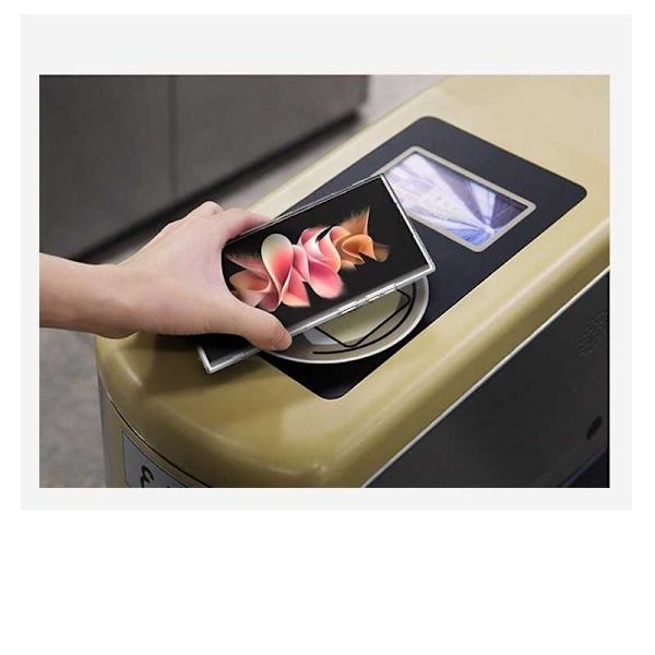 Samsung S21 FE, Transparent Skal med Kortfack
