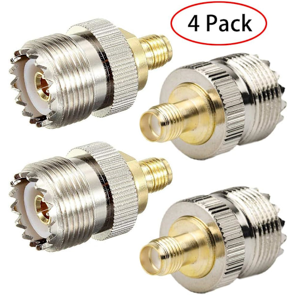 SMA till PL259 Adapter Kit, Förlustfri Signalöverföring Ren Koppar Innerledare För Sömlös Anslutning Och Hållbarhet, Antennkonverteringskit