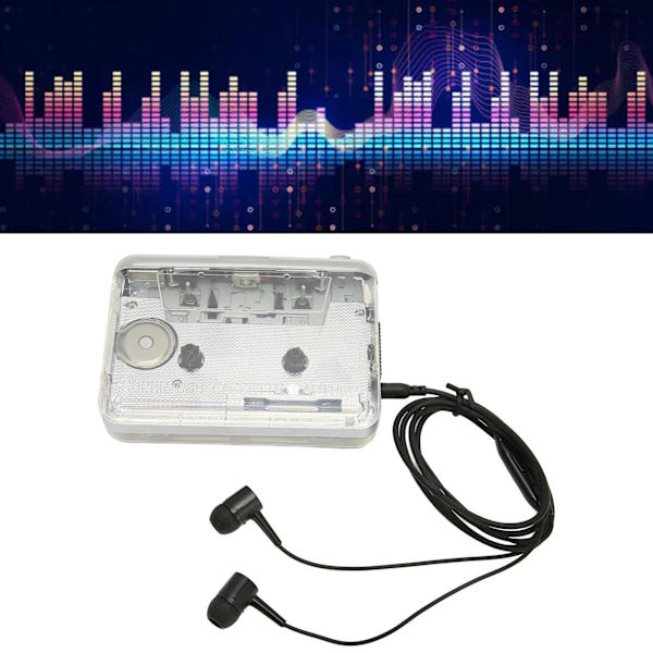 Kasettisoitin Kasetti MP3-soittimeen 3,5 mm:n kuulokeliitännällä Yhteensopiva OS X:n ja PC:n kanssa