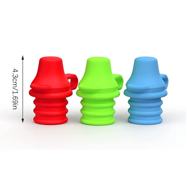 4 kpl Sipping Spout -pullon korkki Silikonipullon korkki Sippy Spout lapsille