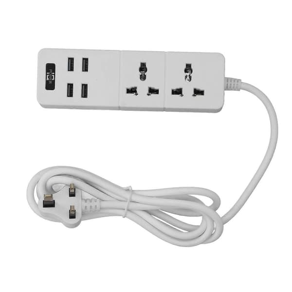 GETIT Smart USB-stikkontakt, multifunksjonell stikkontakt, høy effekt 2500w stikkontakt
