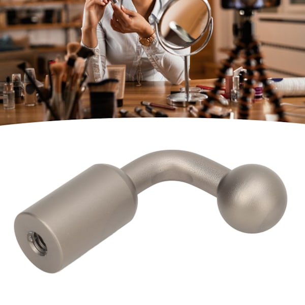 1/4 tommer til 17 mm kugle lodret monteringsadapter 17 mm kuglehoved beslag baseadapter med 1/4 tommer skruehul til stativ selfie stick kamerabeslag