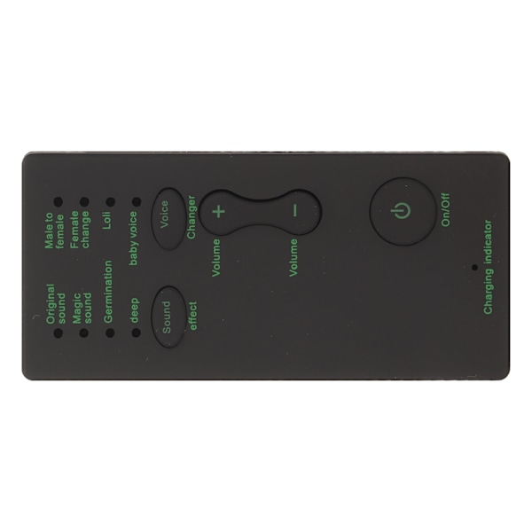 Stemmeskifter 7 Lydeffekter Justerbar Bærbar Mini Multifunktionel Stemmeforklæder til Mobiltelefon PC til XBOX til PS4