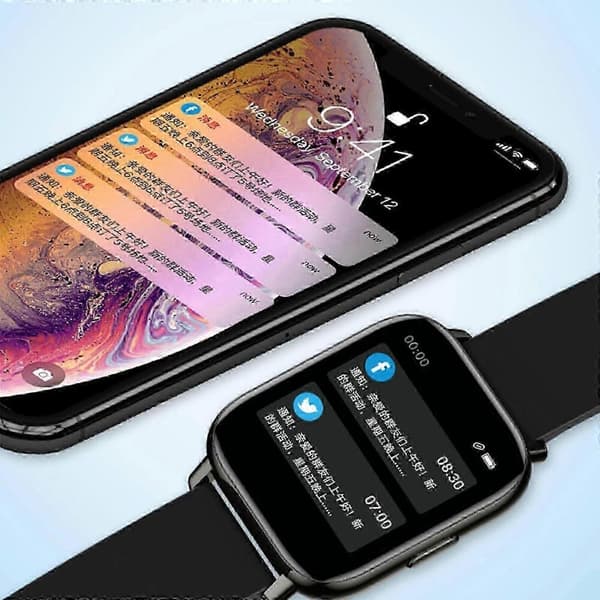 Smartwatch med telefonfunktion, 1,08