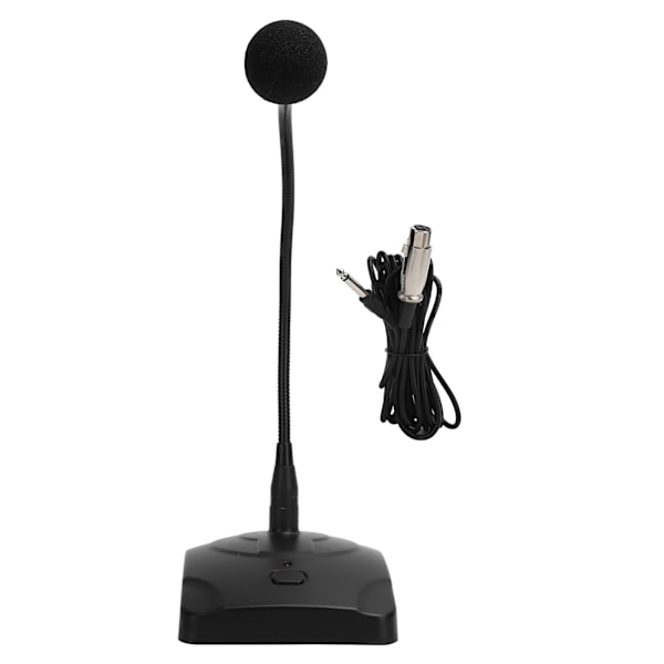 Kablet konferencemikrofon med 5m XLR-kabel Svanehalsmikrofon til computer