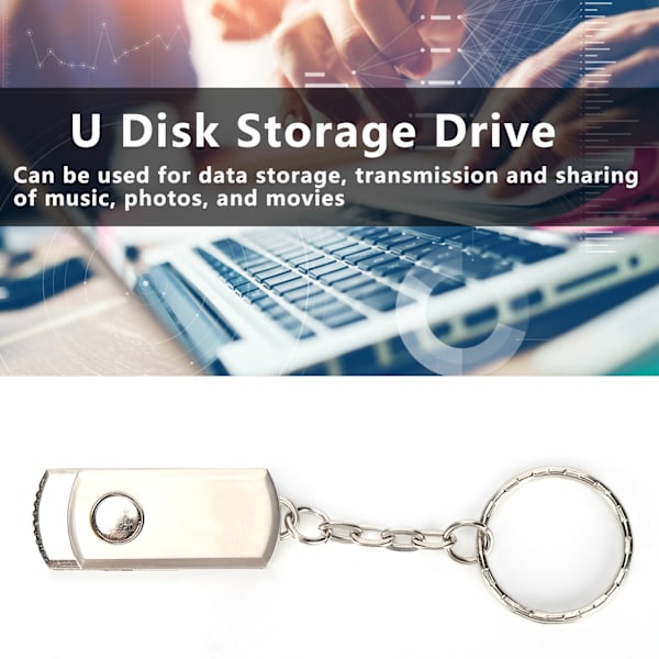 USB Flash Drive Bærbar Stor Lagerkapacitet Hukommelseskort U Disk til Window2003/XP/Vista/7/8/10/OS X/Linux 8GB