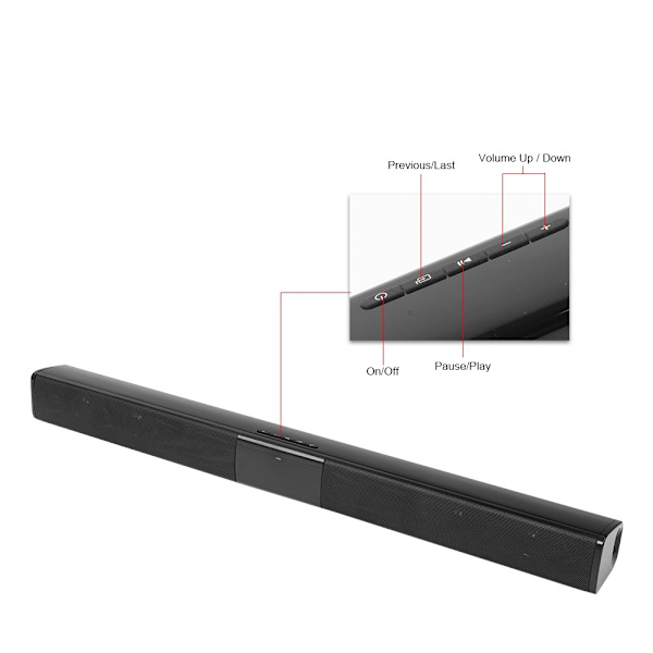 Bluetooth V4.0-høyttaler trådløs radio USB-lading støtte FM/TF-korthøyttaler