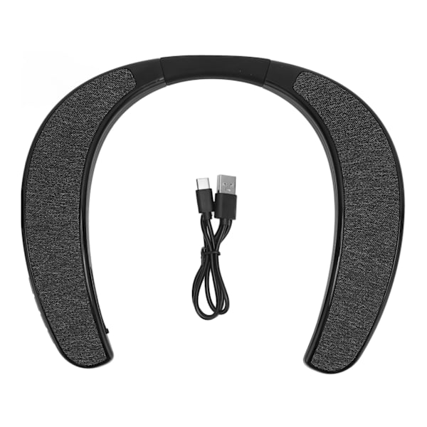 Nackband Bluetooth-högtalare Stereo Handsfree Bärbar Trådlös Bärbar Högtalare för Hem Utomhus Sport Resor