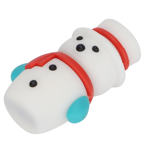 Minnessticka Hög Hastighet Plug and Play Tålig Härlig Snögubbe Form Smidig Portabel Flashdrive för Hemmakontor Resor 2GB
