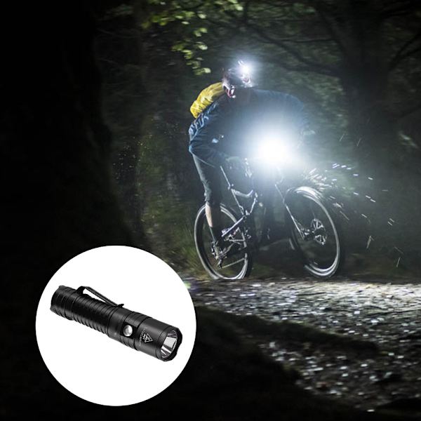 LED utomhus stark ficklampa mini bärbar vattentät camping U