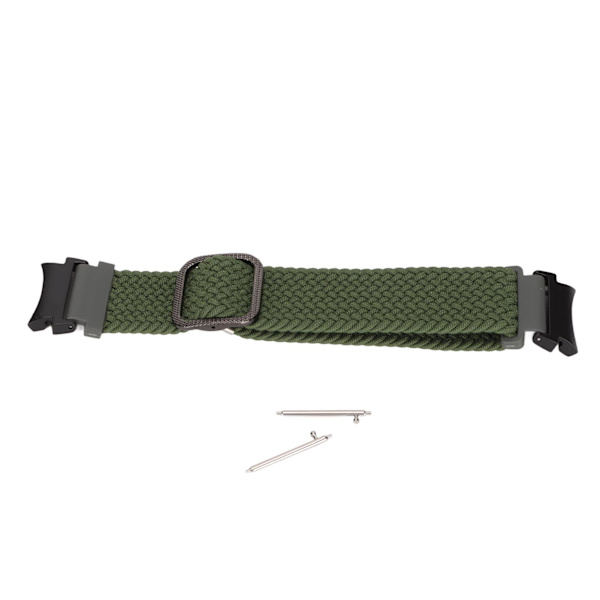 Klokkearmbånd Elastisk Nylon Flettet Justerbar Håndleddsrem Armbånd Rem for Galaxy Watch 4