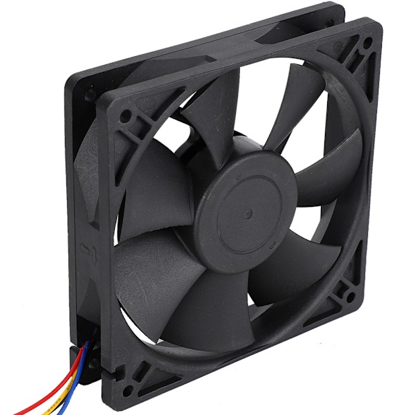 12V 0.8A 4Pin PWM Automatisk Hastighedskontrol Plastik Blade Køleventilator (SHLF1212PHE-15)