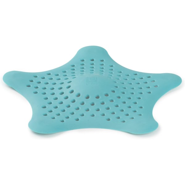 Starfish Drain Cover/Hair Catcher, Surf Blue