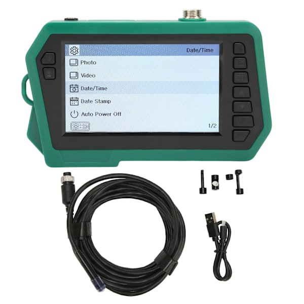 Industriellt endoskopset IP68 Dubbla linser 4,3 tum LCD-skärm 1080P 6 LED Minneskortstöd Boreskopkamerakit