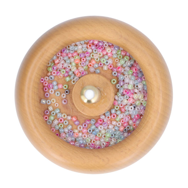 Perle Spinner Manuell Roterbar Hurtig Tre DIY Perlefremstillingsenhet for Smykkehåndverk