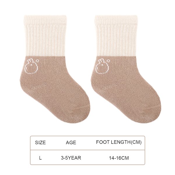 Baby Boys Girls Socks - 5 Par Toddler Tjocka Varmt Sömlösa Ch