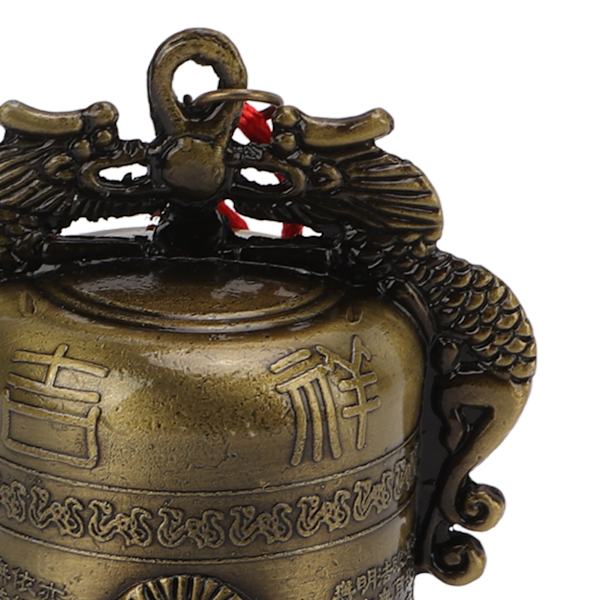 Buddhistisk klokkedekoration To drager, der leger form Metalmateriale Speciel behandling Buddhistisk dekoration