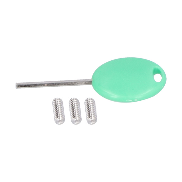 3 st/set Surfbräda Roder Groove Plast Fenad Box Plug Fen Plug Bas med SkruvarGrön