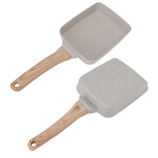 Miljövänliga Kokkärl, Kraftig Design, Granitbelagd Omelettpanna för Snabb Matlagning och Äggpanna i Japansk Stil