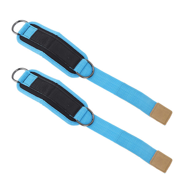 2PCS Ankelstropp for Kabelmaskin Kickbacks Jern D-Ring Gym Ankelmansjett for Treningsøkt