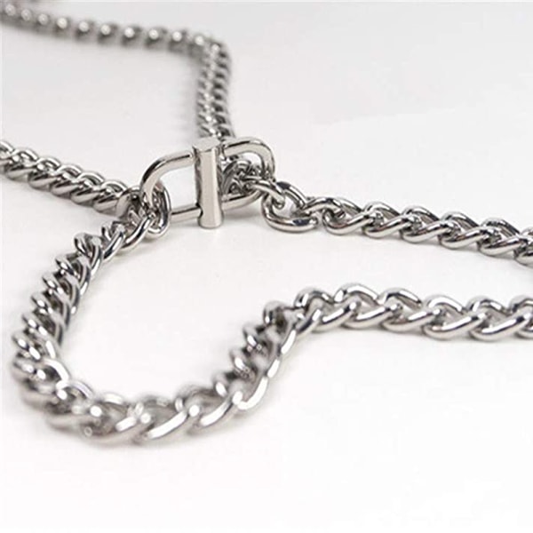 6 stk. justerbare metallspenner for kjedeveskestropp, kjedelenker Tiny Clip for å forkorte lengden på metallkjede