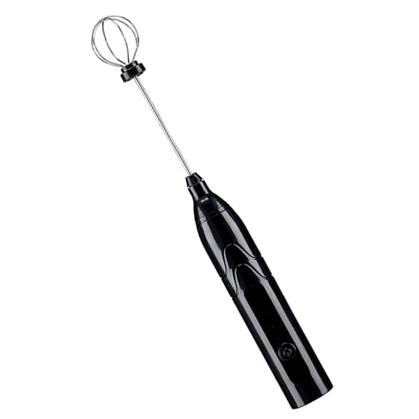 Inbyggd Uppladdningsbar Batteridriven Mixer, 3 Hastigheter Justerbar Portabel Mixer för Kaffe, Latte, Varm Choklad, Lättanvänd Mixer (Svart)