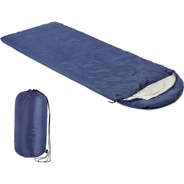 Vattentät Sovsäck för Camping, Kompakt & Portabel 3 Säsonger för Äventyr Inomhus & Utomhus, Hållbar Lättvikt med Kompressionssäck, Polyester
