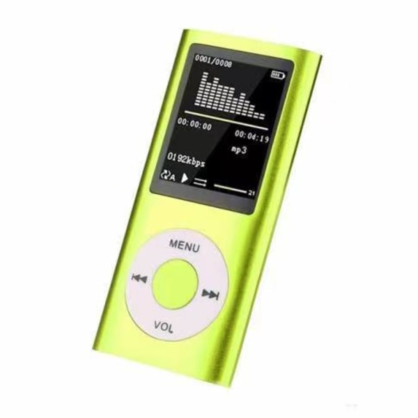 MP3-spelare, bärbar digital ljudenhet med lång batteritid, stöder spellistor, stöder avstängningstimer, lättanvänd musikspelare