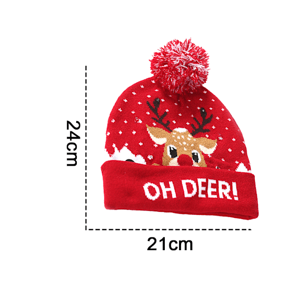 Light Up Christmas Hat Christmas Beanie Hat