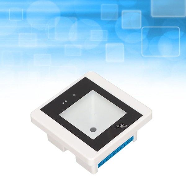 Streckkodsläsare Multipurpose Desktop 1D 2D QR Streckkodsläsare Access Control Card Scanner IC ID ReaderR35C Vit