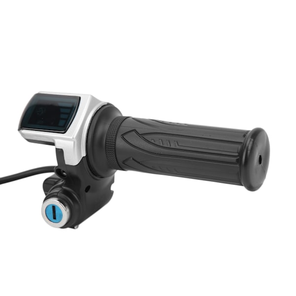 Elektrisk cykel Twist Throttle Grip Lock Key Set LED-indikator til motorcykel scooter 48V