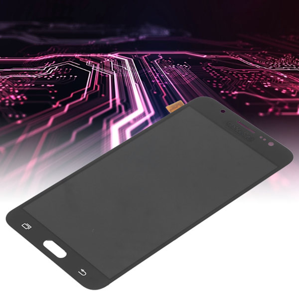 Skjermutskiftning LCD-skjerm Berøringsskjermmontering for Samsung Galaxy J710 Svart