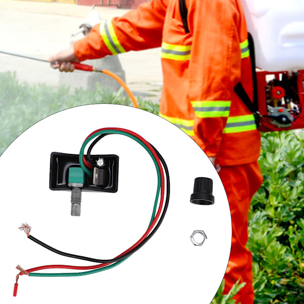 Elektrisk sprøjte regulator 12V justeringsswitch regulator hastighedsswitch landbrugstilbehør