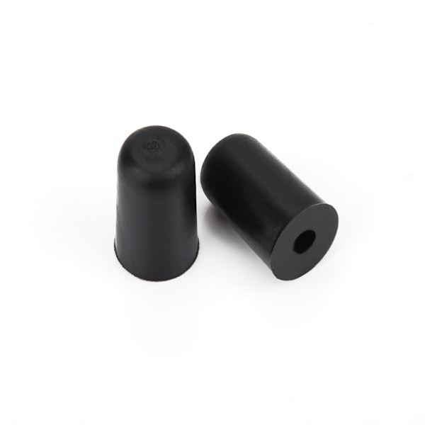 4 kpl musta kumi kärki sellolle Endpin NOn Slip Cap Instrument Protector