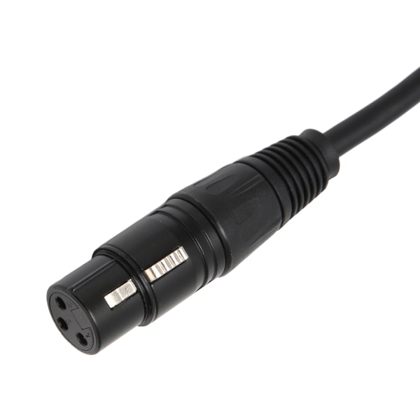 XLR hunn til 1/4 TRS-kabel Heavy Duty XLR 3-pin hunn til 1/4 tommers 6,35 mm TRS stereoplugg balansert interkoblingskabel