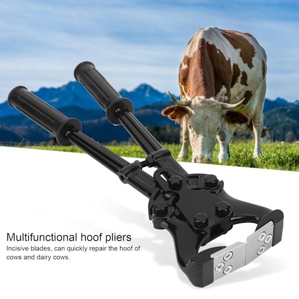Hållbara Rakbladsvassa Hovtänger, Kraftig Hovtång, Hovskärare i Rostfritt Stål, Ergonomiskt Grepp Hovtrimmer För Professionell Häst & Boskap