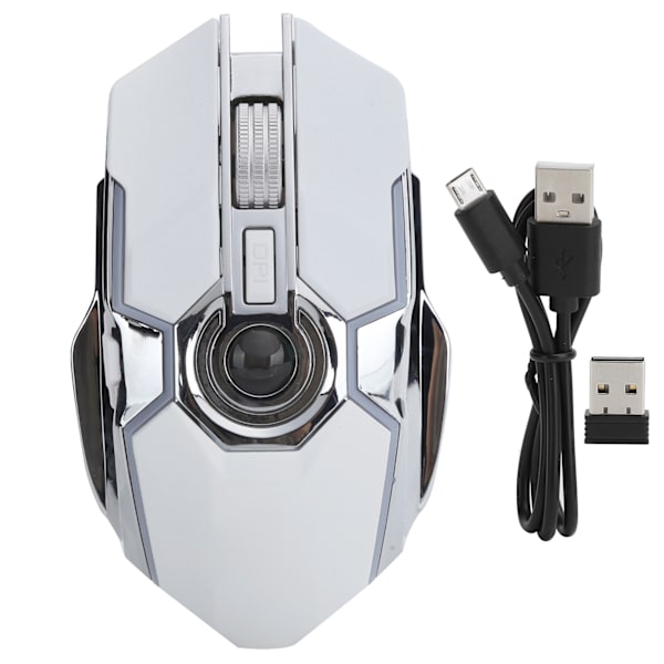 Trådløs mus Streamer Gaming Genopladelig Computer Bærbar Tilbehør G80 2.4gHz