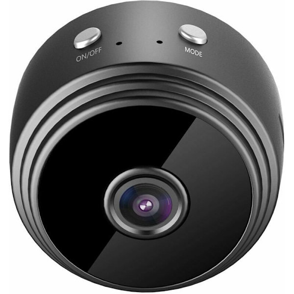 WiFi Trådlös Liten Videokamera för Multiplattformsvisning, Magnetisk Mini Säkerhetskamera med 24/7 Videoinspelning och Tydliga Bilder i Svagt Ljus