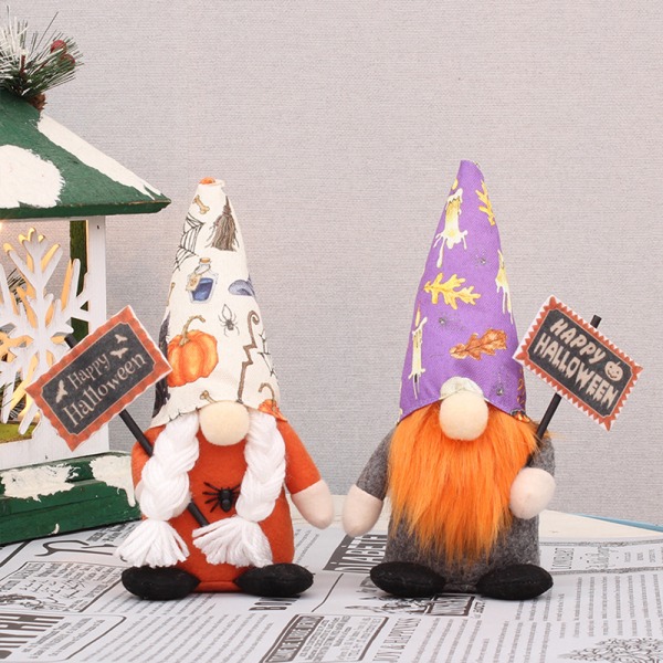 Gnomes Decoration, Gnomes Plysch stående ansiktslösa dockor för Ho