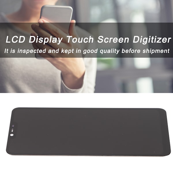 Skærmudskiftning LCD-display Touchscreen Digitizer-samling til OPPO A5 AX5 A12E A3S Mobiltelefon